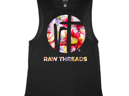 Raw Threads Floral Logo
