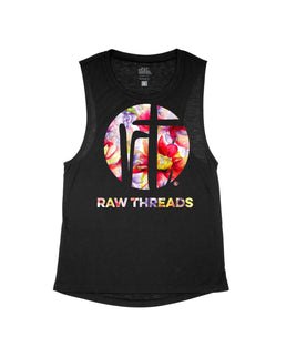 Black Flowy Tank / XS