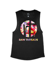 Raw Threads Floral Logo