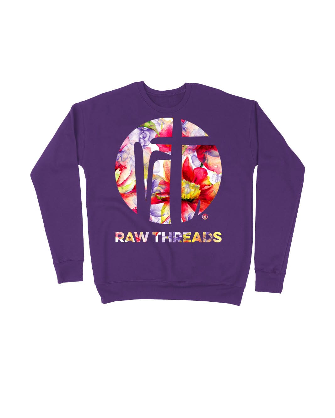Raw Threads Floral Logo