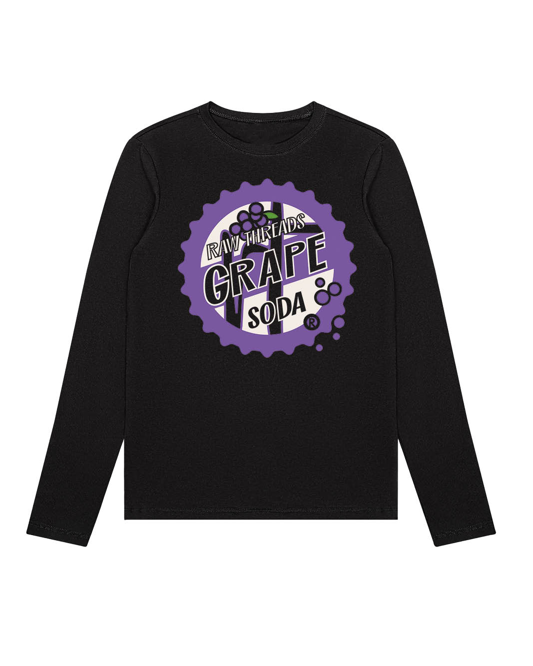Raw Threads Grape Soda Logo