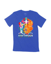 Raw Threads Guitar and Flowers Logo