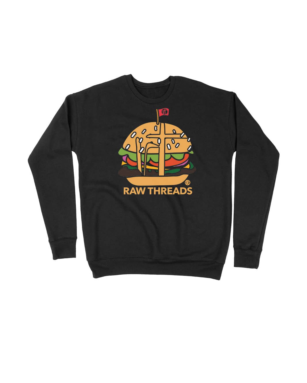 Raw Threads Hamburger Logo