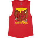 Red Flowy Tank