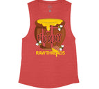 Red Heather Flowy Tank