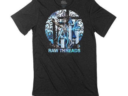 Raw Threads Logo Blue Castle at Midnight