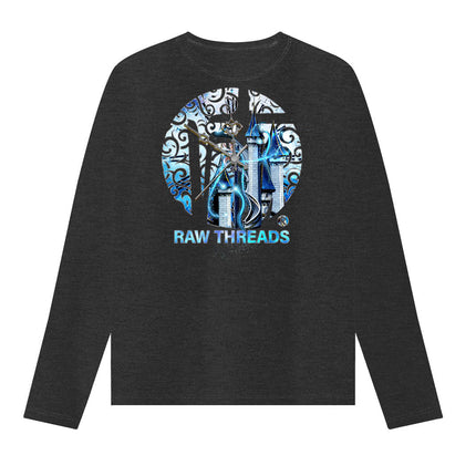 Raw Threads Logo Blue Castle at Midnight