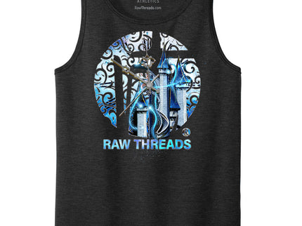 Raw Threads Logo Blue Castle at Midnight