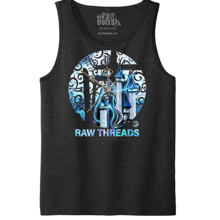 Raw Threads Logo Blue Castle at Midnight