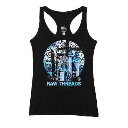 Raw Threads Logo Blue Castle at Midnight
