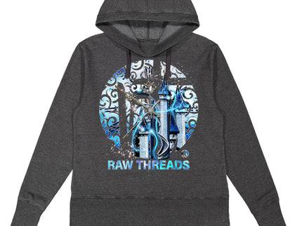 Raw Threads Logo Blue Castle at Midnight
