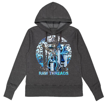 Raw Threads Logo Blue Castle at Midnight