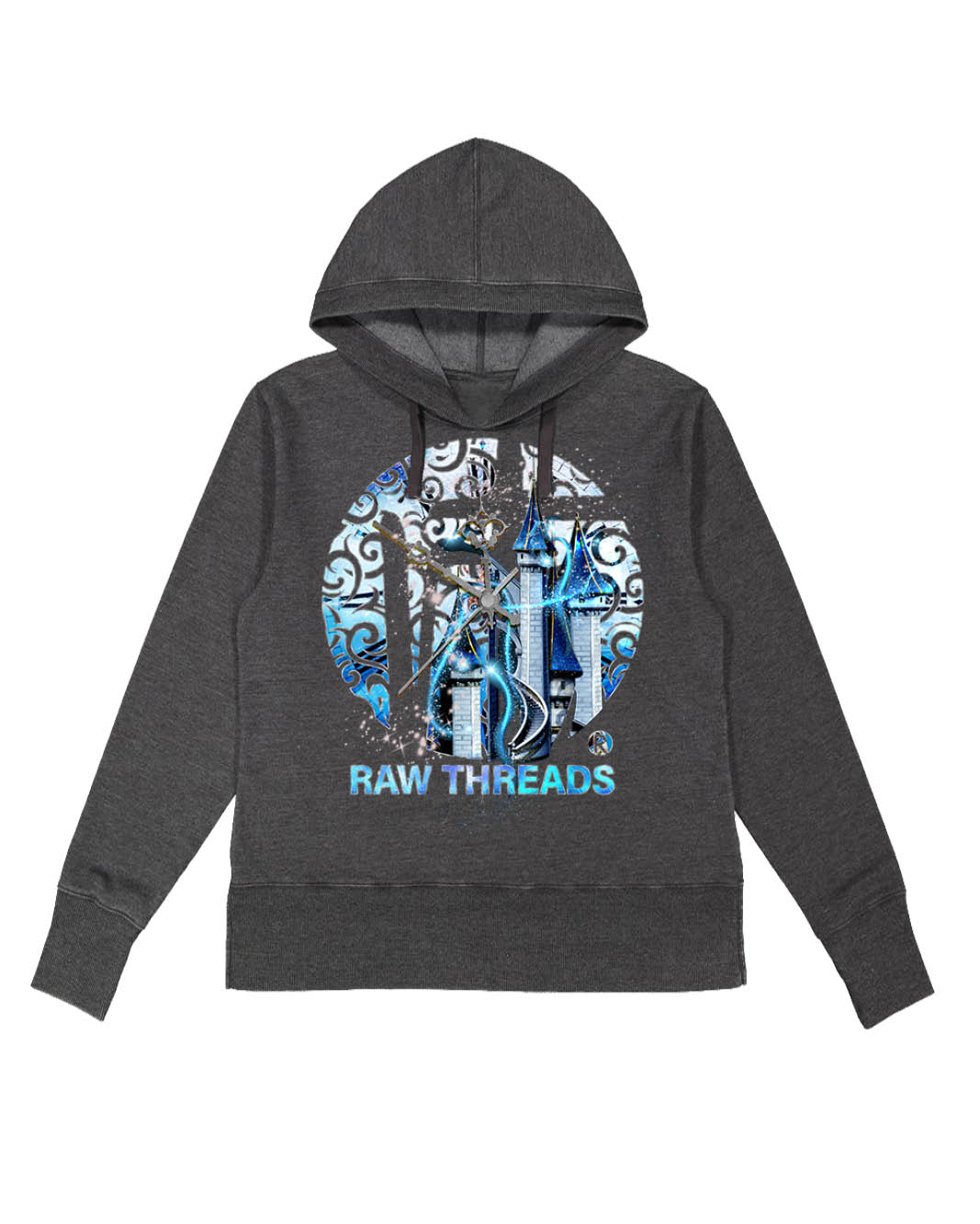 Raw Threads Logo Blue Castle at Midnight