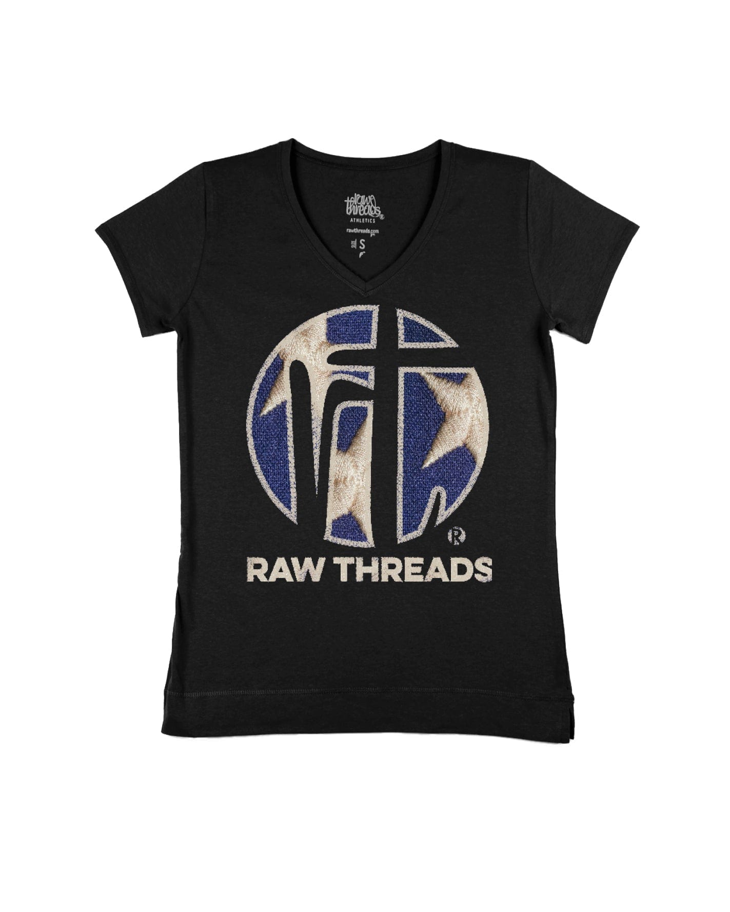 Raw Threads Logo Blue with White Stars