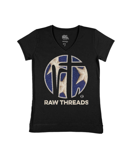 Raw Threads Logo Blue with White Stars