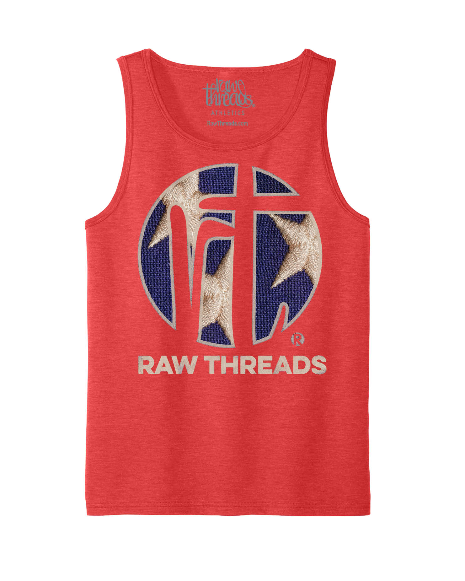 Raw Threads Logo Blue with White Stars