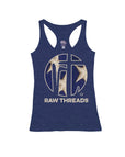 Heather Navy Racerback