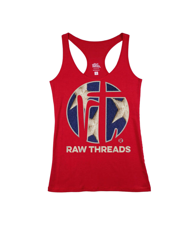 Raw Threads Logo Blue with White Stars