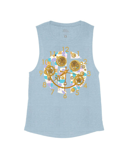 Raw Threads Logo Clock