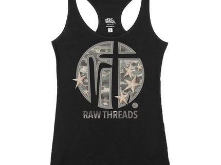 Raw Threads Logo Green Camo