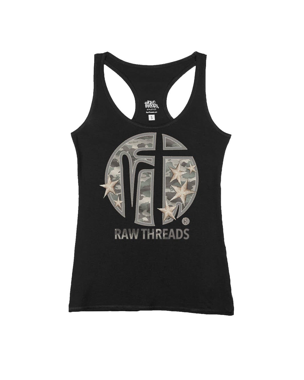 Raw Threads Logo Green Camo