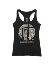 Raw Threads Logo Green Camo