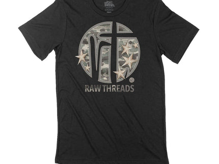Raw Threads Logo Green Camo
