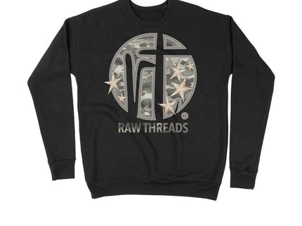 Raw Threads Logo Green Camo