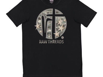 Raw Threads Logo Green Camo