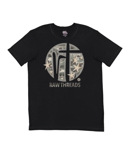 Raw Threads Logo Green Camo
