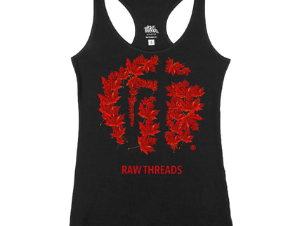 Raw Threads Logo Maple Leaves