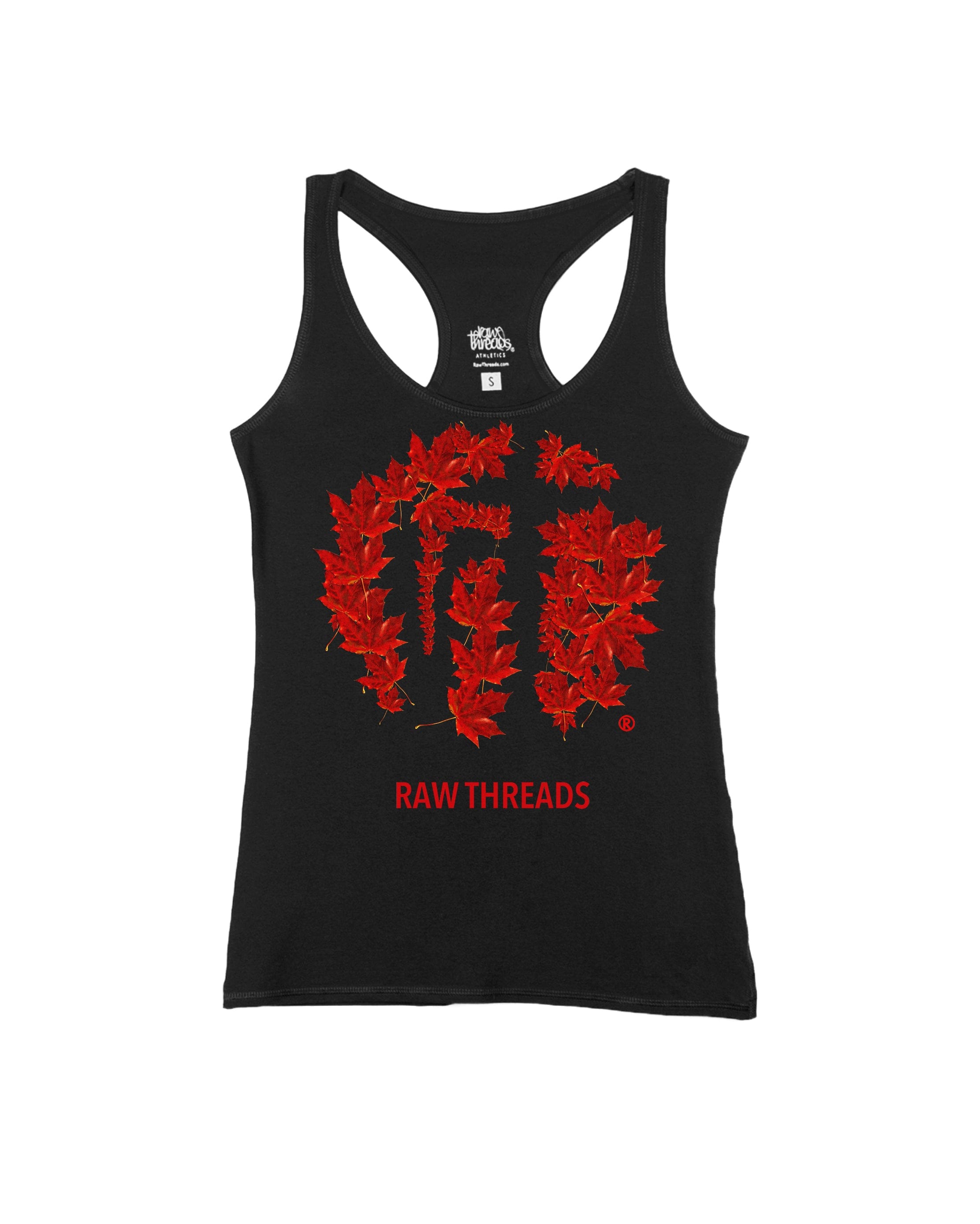 Raw Threads Logo Maple Leaves