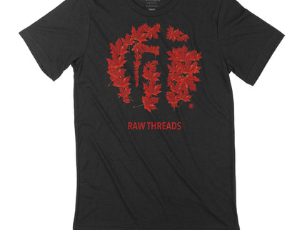 Raw Threads Logo Maple Leaves
