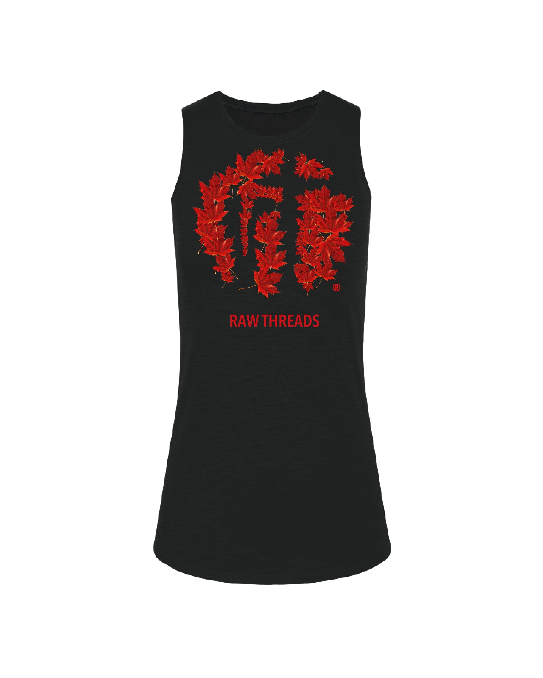 Raw Threads Logo Maple Leaves