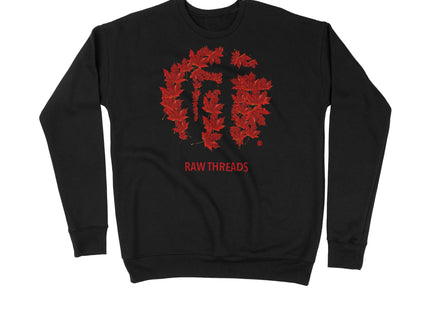 Raw Threads Logo Maple Leaves