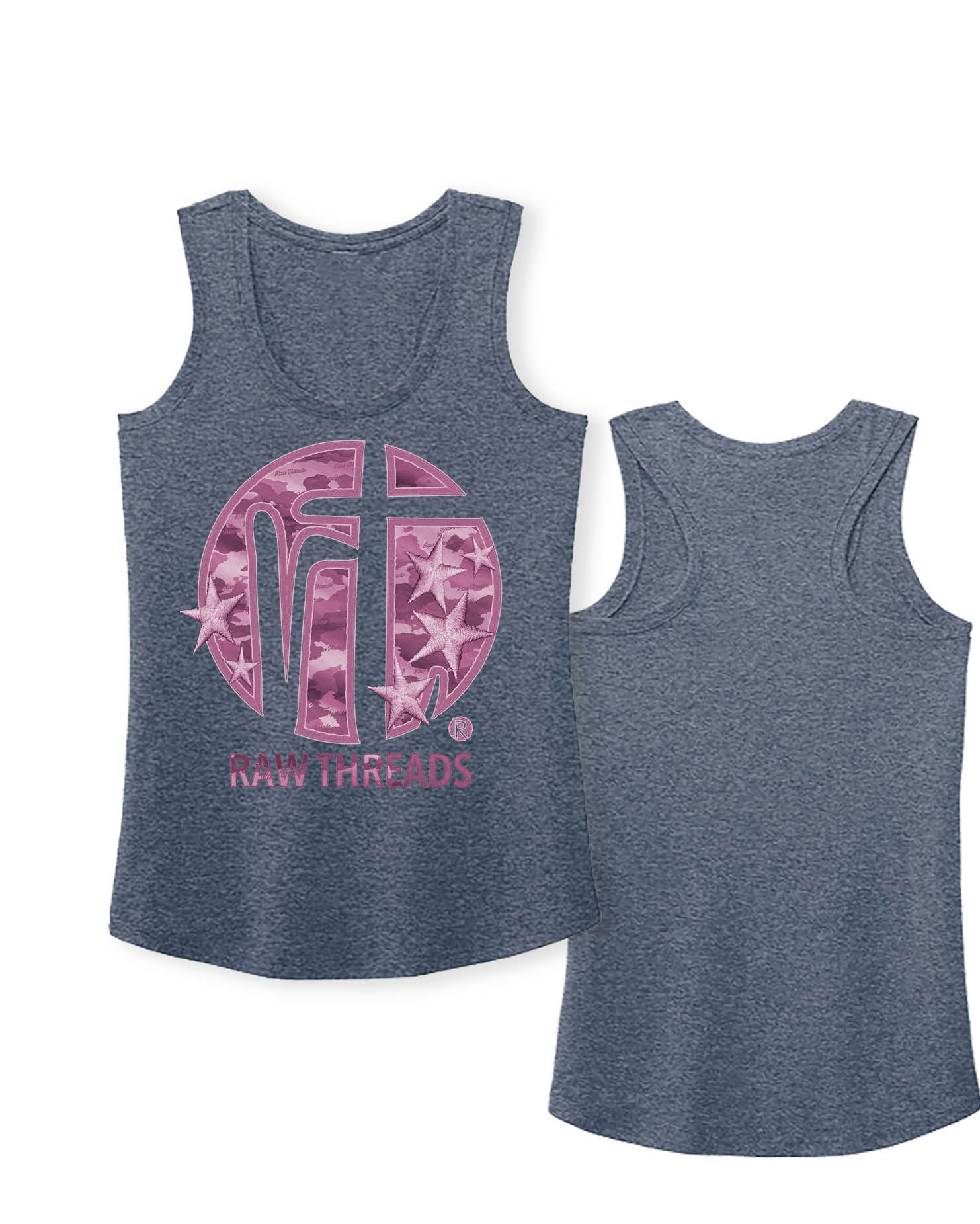 Raw Threads Logo Pink Camo