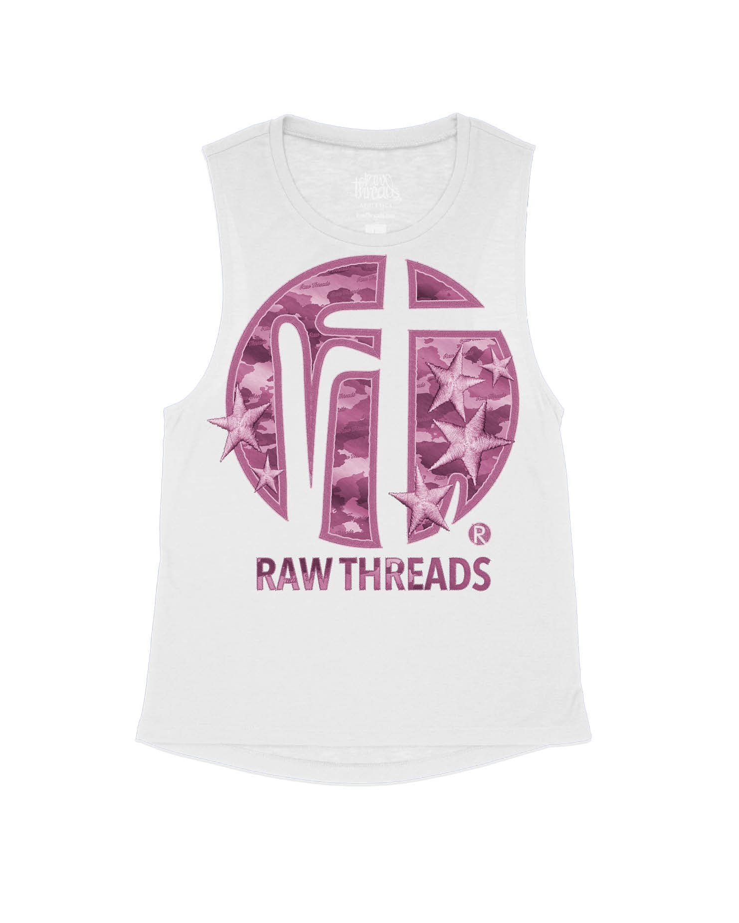 Raw Threads Logo Pink Camo