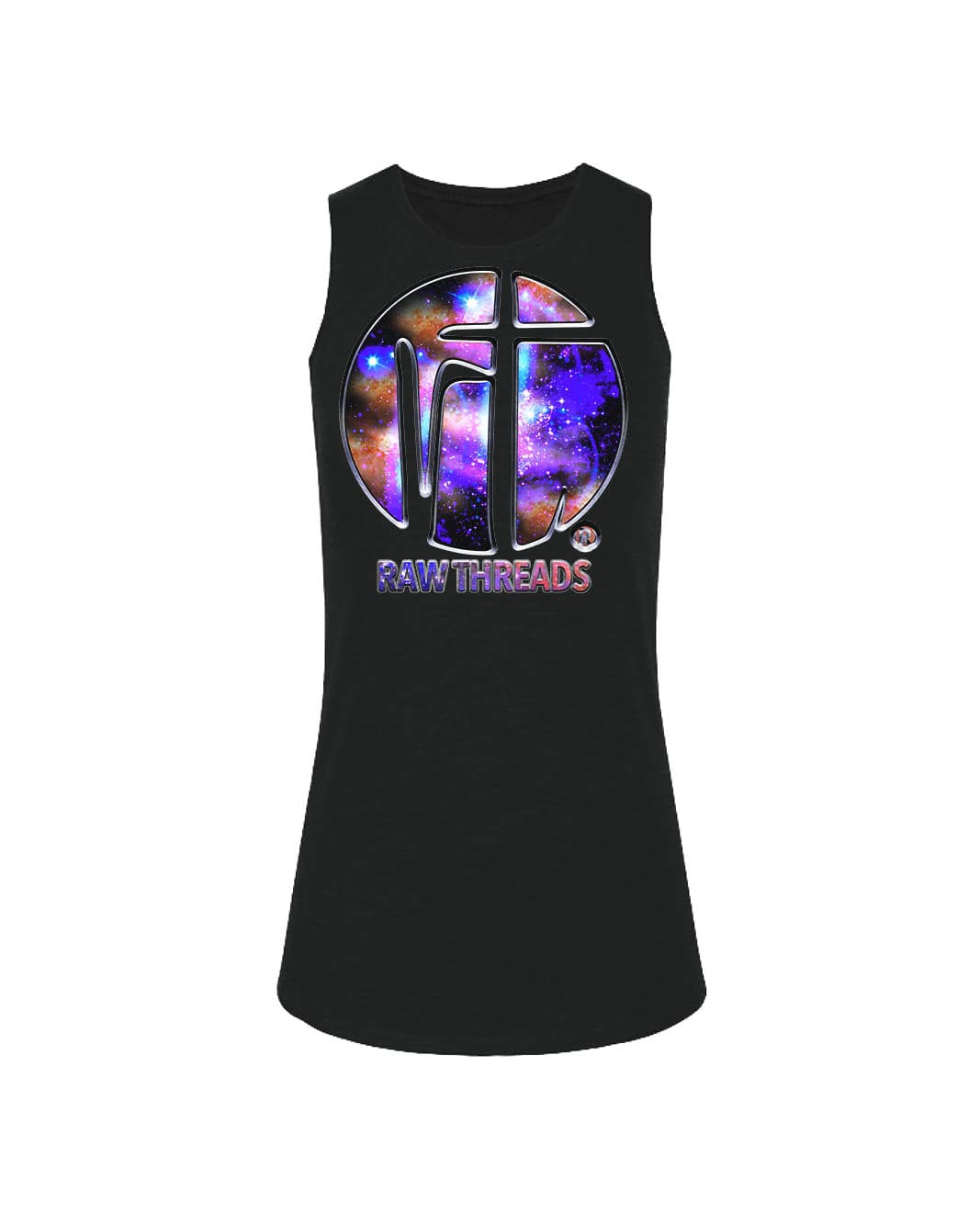 Raw Threads Logo Purple Galaxy