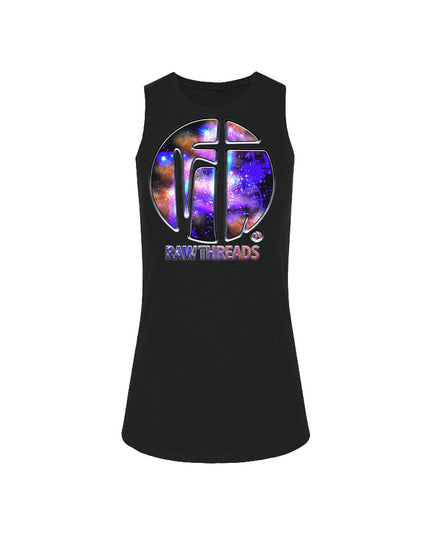 Raw Threads Logo Purple Galaxy