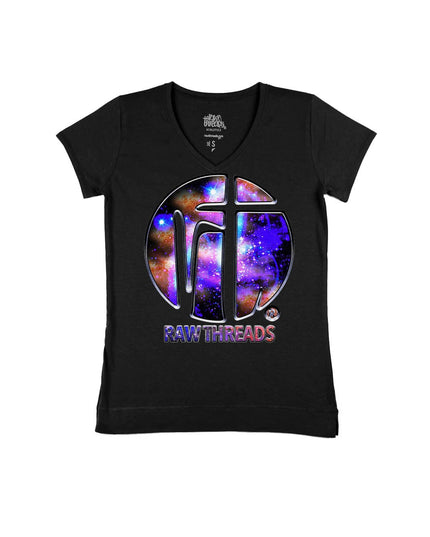 Raw Threads Logo Purple Galaxy