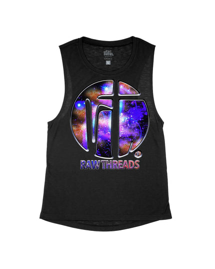 Raw Threads Logo Purple Galaxy