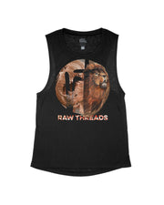 Raw Threads Safari Logo Bamboo Flowy Tank