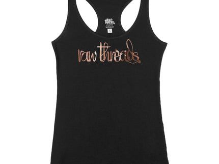 Raw Threads Script Rose Gold Floral