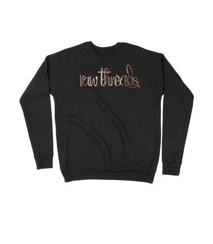 Raw Threads Script Rose Gold Floral