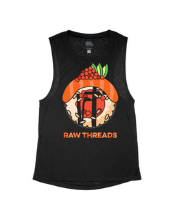 Black Flowy Tank / XS