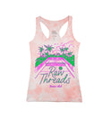 Pink Tie-Dye Racerback