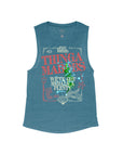 Deep Teal Flowy Tank