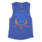 Heather Navy Flowy Tank