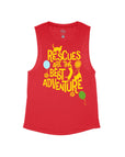 Red Flowy Tank