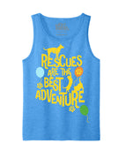 Heather Blue Power Tank